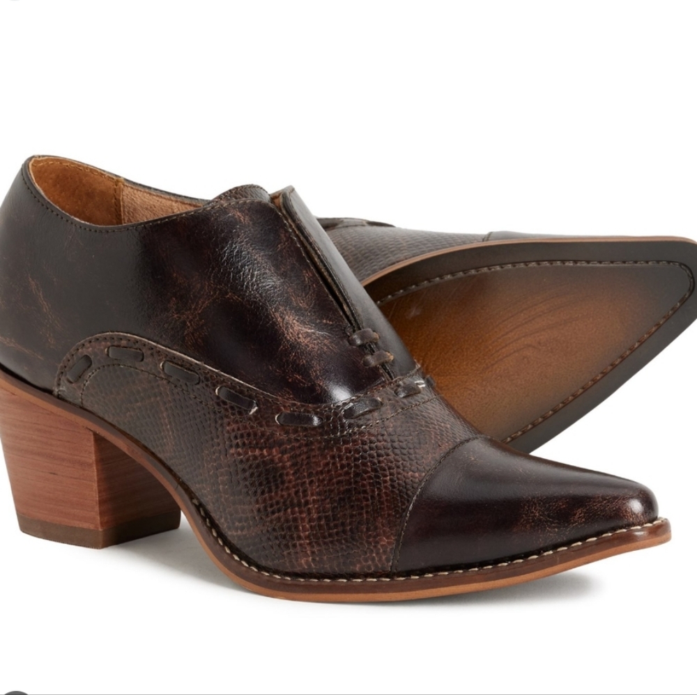 Nocona Sherry Snake Print Western Booties